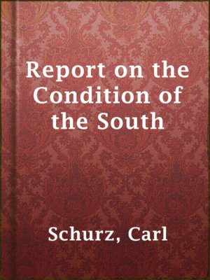 cover image of Report on the Condition of the South